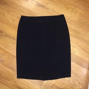 Loft Black Pencil Skirt size 2 petite